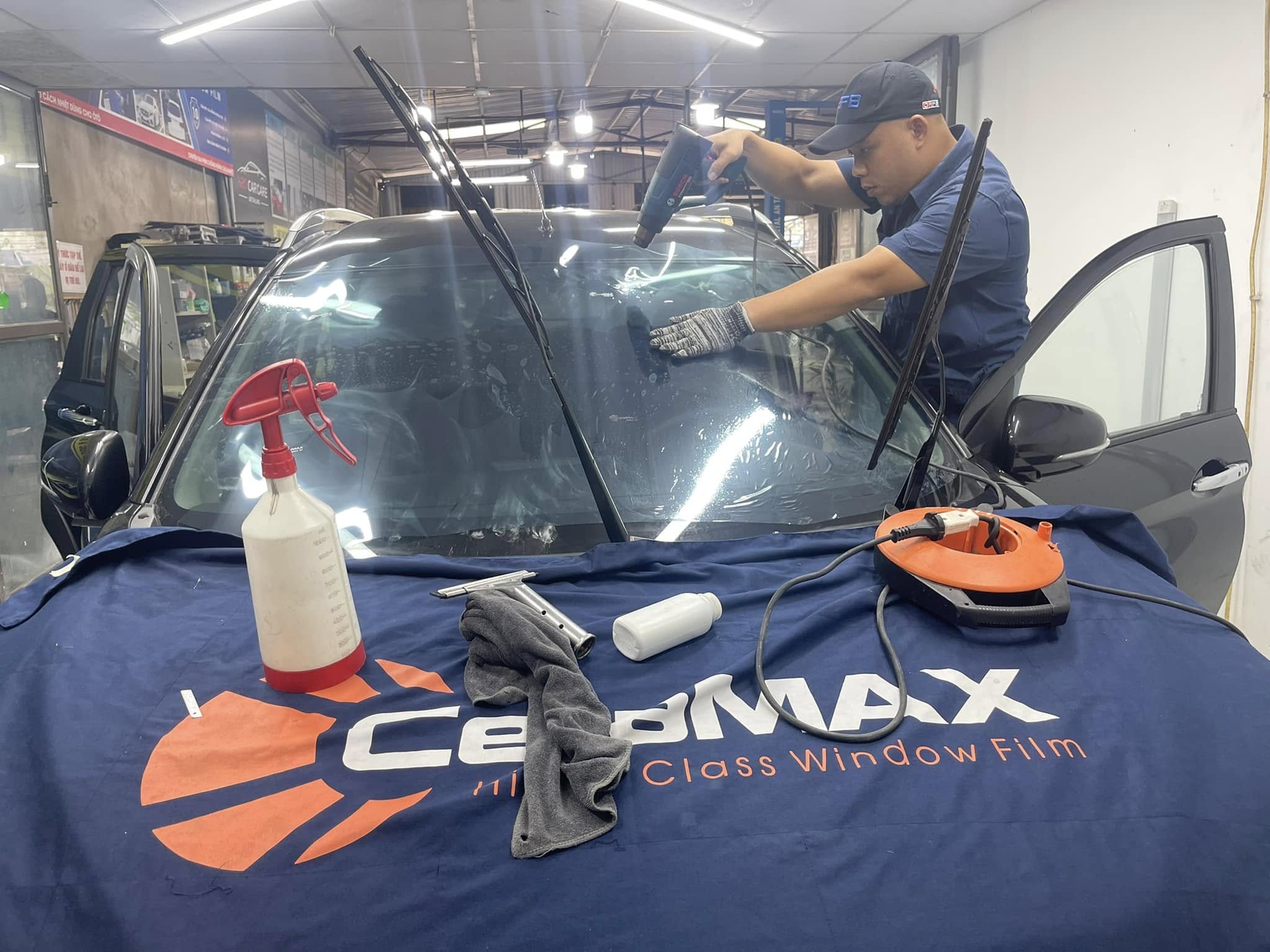 Suzuki XL7 dán phim cách nhiệt Ceramax Diamon