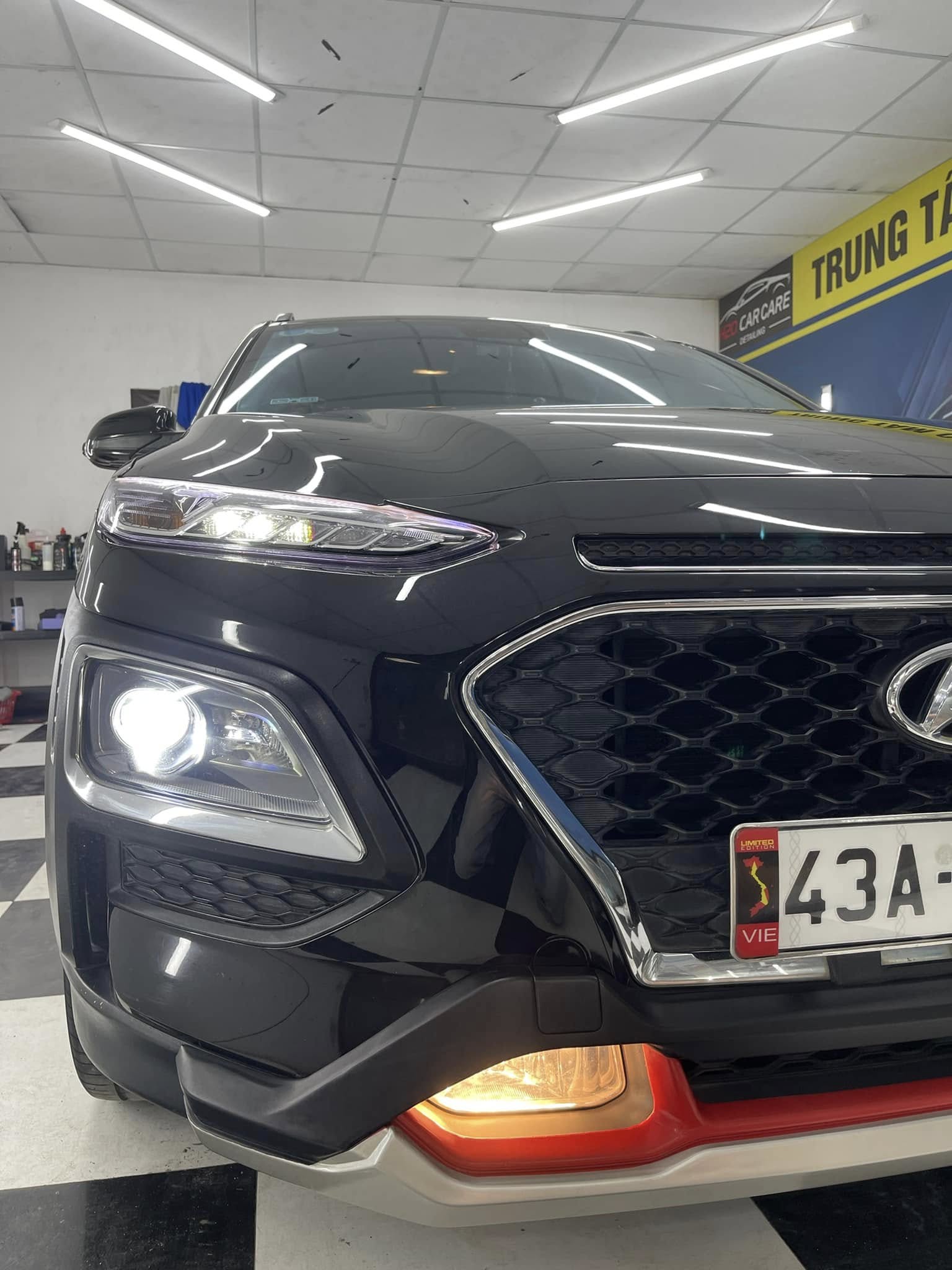 Hyundai Kona gói phủ ceramic 9H
