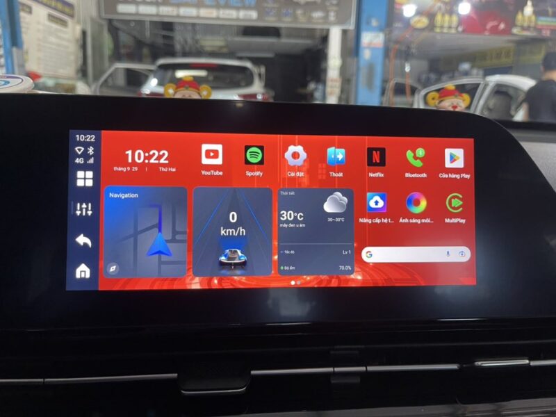 Lắp android box Bisonic V900