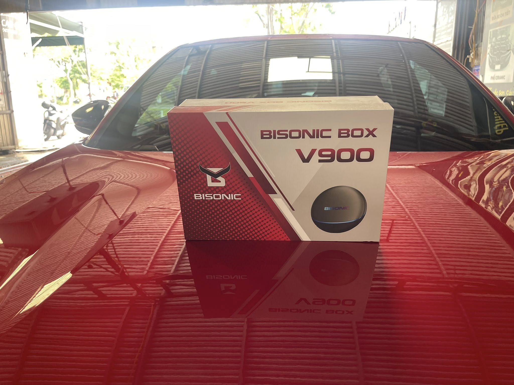 Lắp android box Bisonic V900